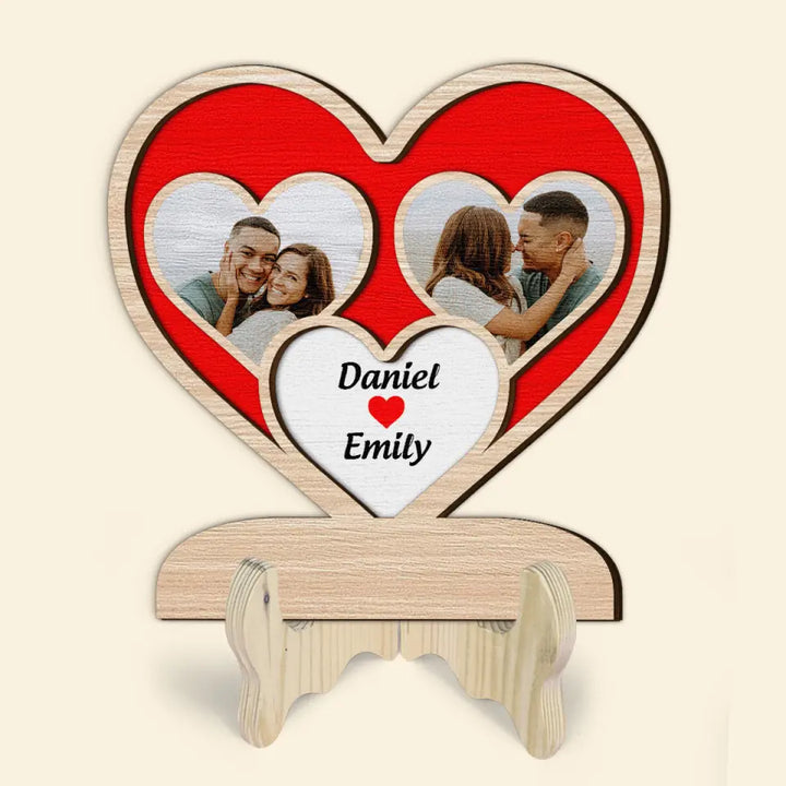 You And Me - Personalized Custom 2-Layer Wooden Plaque - Gift For Couple, Husband, Wife, Boyfriend, Girlfriend