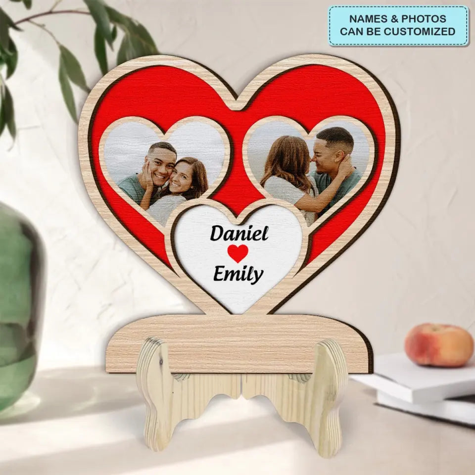 You And Me - Personalized Custom 2-Layer Wooden Plaque - Gift For Couple, Husband, Wife, Boyfriend, Girlfriend