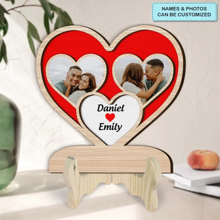 You And Me - Personalized Custom 2-Layer Wooden Plaque - Gift For Couple, Husband, Wife, Boyfriend, Girlfriend