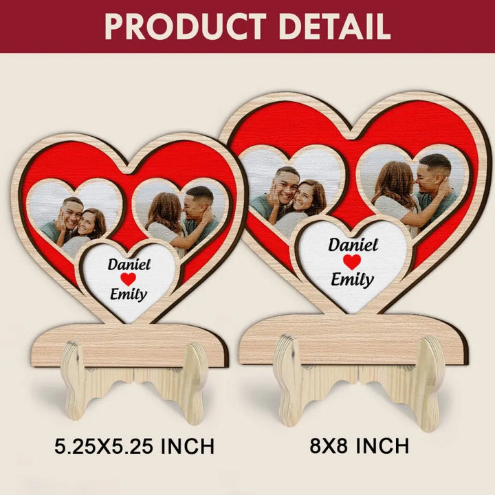 You And Me - Personalized Custom 2-Layer Wooden Plaque - Gift For Couple, Husband, Wife, Boyfriend, Girlfriend