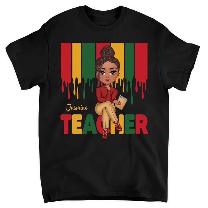 Teach Love Inspire - Personalized Custom T-shirt - Teacher's Day, Appreciation Gift For Teacher