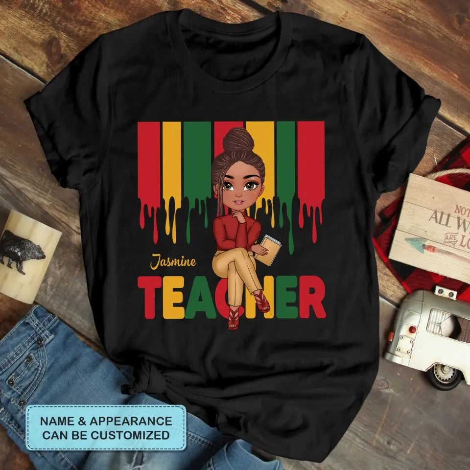 Teach Love Inspire - Personalized Custom T-shirt - Teacher's Day, Appreciation Gift For Teacher