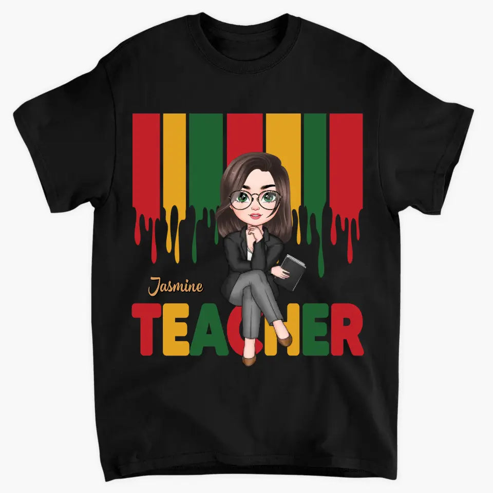 Teach Love Inspire - Personalized Custom T-shirt - Teacher's Day, Appreciation Gift For Teacher