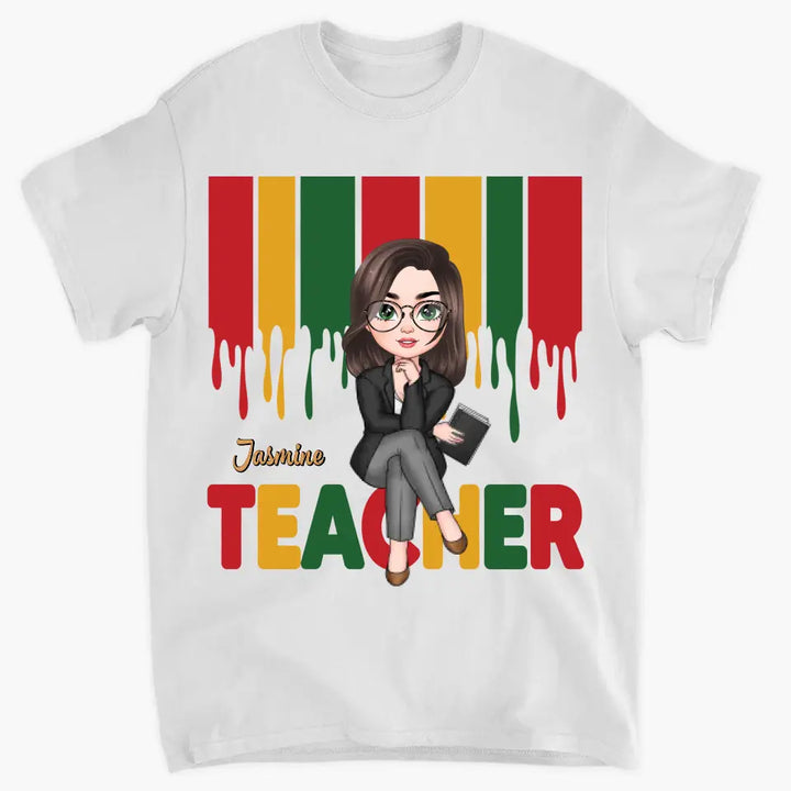 Teach Love Inspire - Personalized Custom T-shirt - Teacher's Day, Appreciation Gift For Teacher