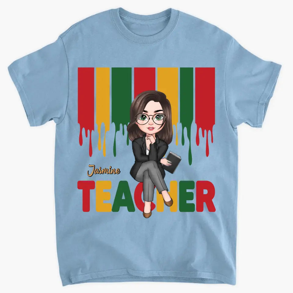 Teach Love Inspire - Personalized Custom T-shirt - Teacher's Day, Appreciation Gift For Teacher