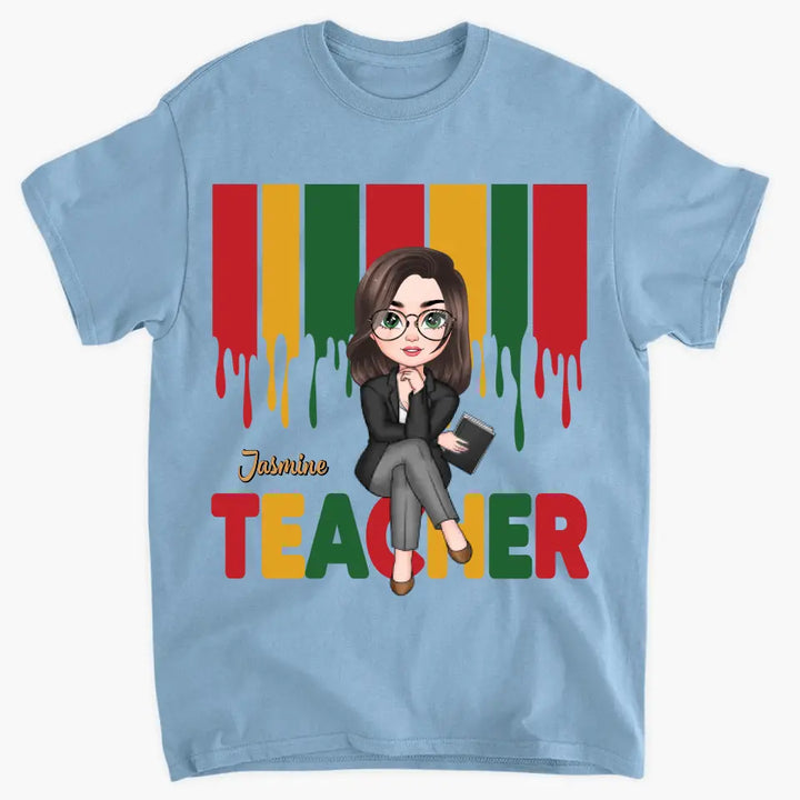 Teach Love Inspire - Personalized Custom T-shirt - Teacher's Day, Appreciation Gift For Teacher