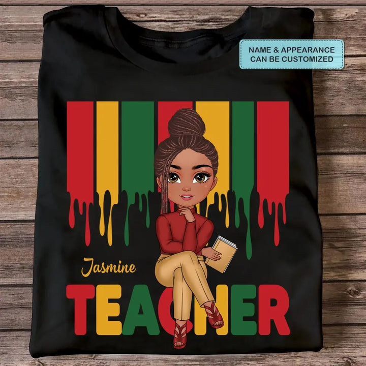 Teach Love Inspire - Personalized Custom T-shirt - Teacher's Day, Appreciation Gift For Teacher