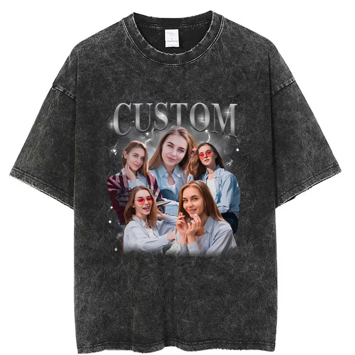 Custom Your Own Bootleg Rap Tee - Personalized Custom Bootleg T-shirt - Valentine's Day, Anniversary Gift For Husband, Wife, Boyfriend, Girlfriend AGCHA001