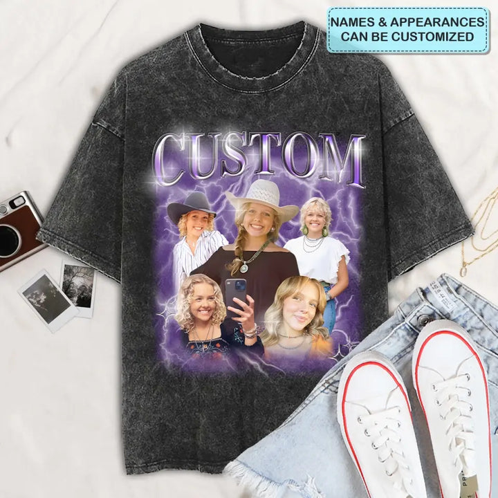 Custom Your Bootleg Rap Tee - Personalized Custom Bootleg T-shirt - Valentine's Day, Anniversary, Birthday Gift For Husband, Wife, Boyfriend, Girlfriend AGCHA005