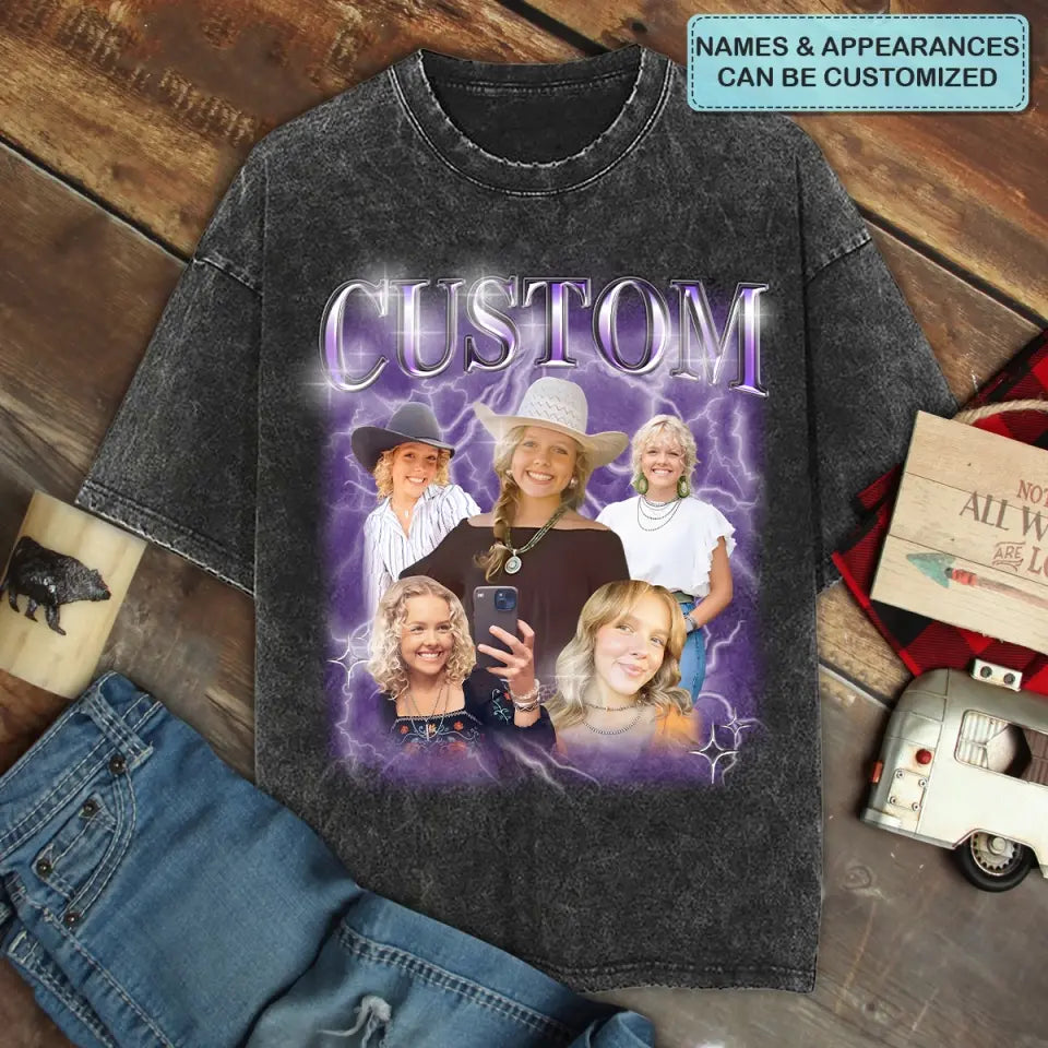 Custom Your Bootleg Rap Tee - Personalized Custom Bootleg T-shirt - Valentine's Day, Anniversary, Birthday Gift For Husband, Wife, Boyfriend, Girlfriend AGCHA005