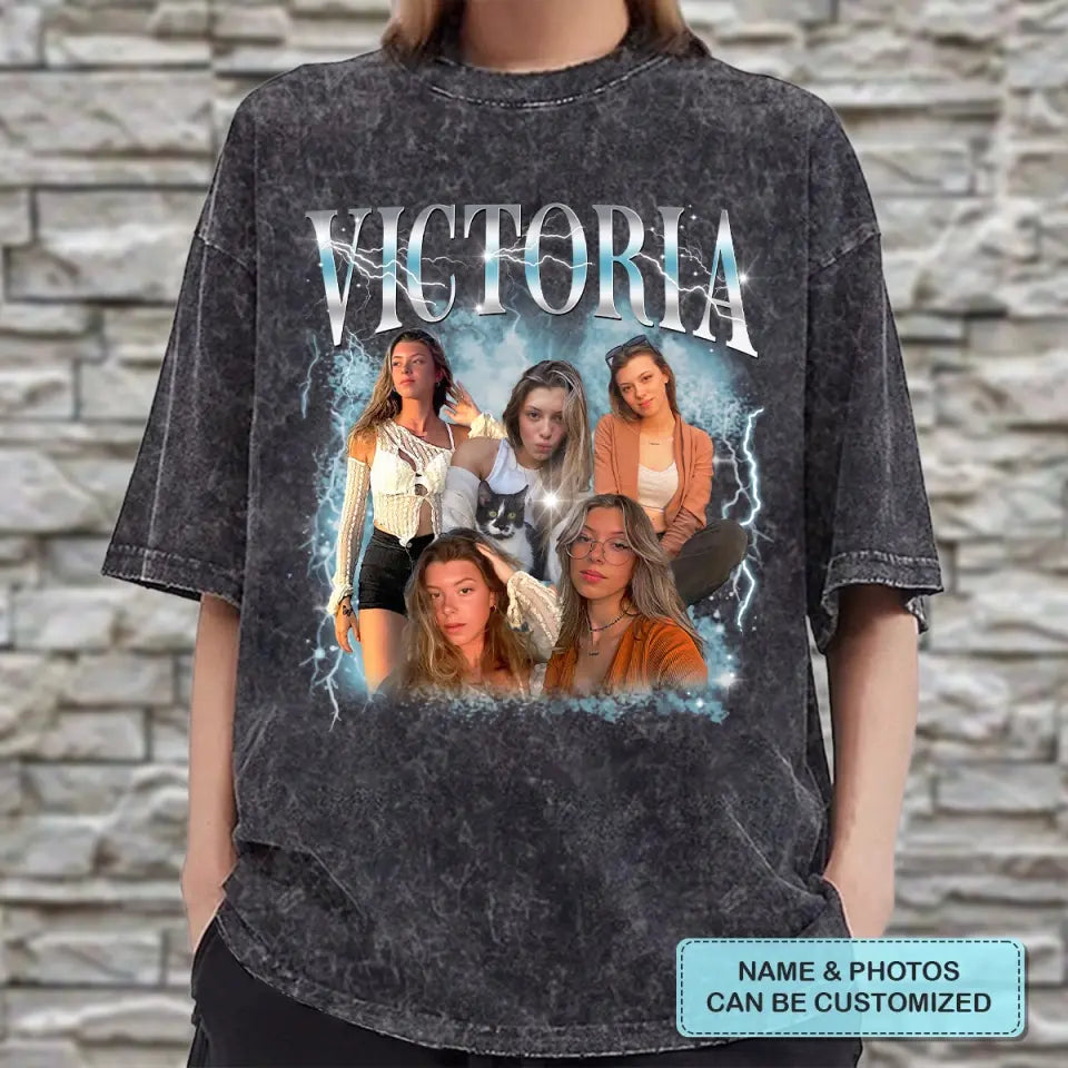 Custom 90s Vintage Bootleg -  Personalized Custom Bootleg T-shirt - Valentine's Day, Anniversary, Birthday Gift For Husband, Wife, Boyfriend, Girlfriend AGCHA006