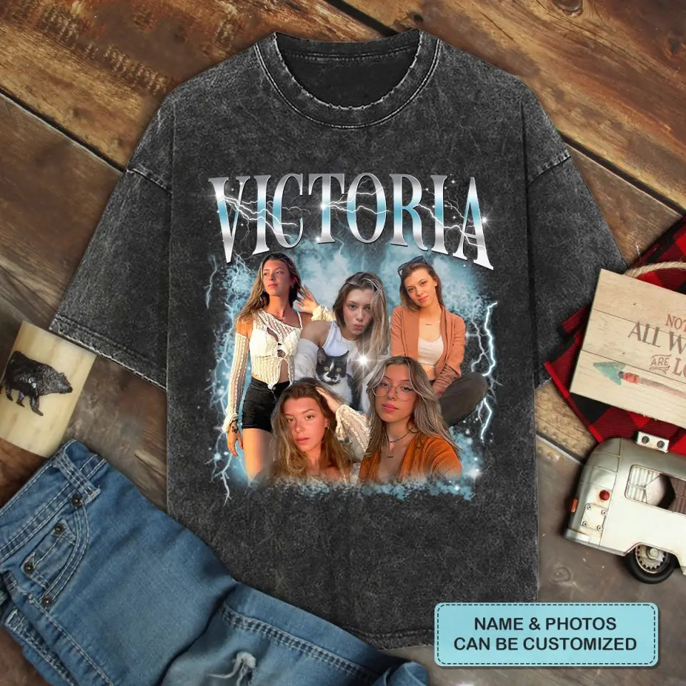 Custom 90s Vintage Bootleg -  Personalized Custom Bootleg T-shirt - Valentine's Day, Anniversary, Birthday Gift For Husband, Wife, Boyfriend, Girlfriend AGCHA006