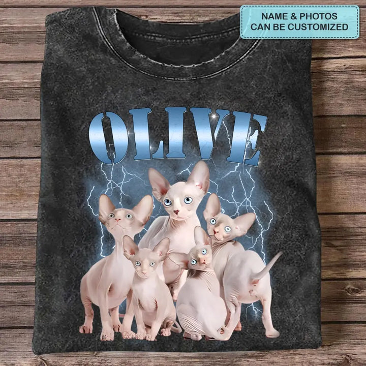 Custom Your Pet Bootleg Rap Tee - Personalized Custom Bootleg T-shirt - Gift For Pet Lover, Pet Mom, Pet Dad, Pet Owner ACGLT08