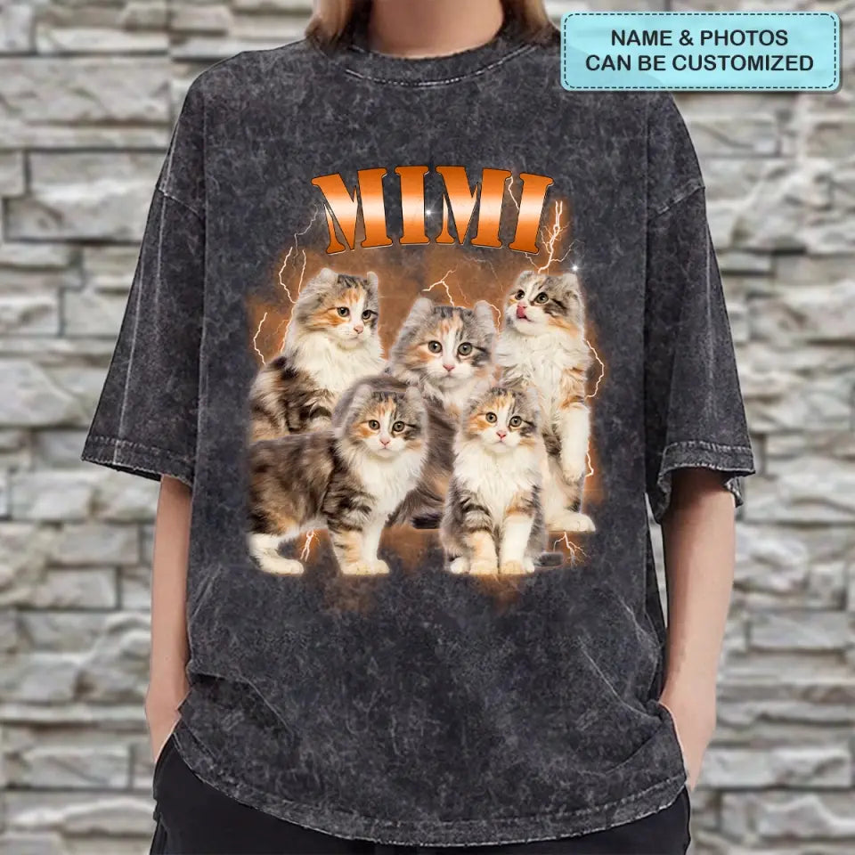 Custom Your Pet Bootleg Rap Tee - Personalized Custom Bootleg T-shirt - Gift For Pet Lover, Pet Mom, Pet Dad, Pet Owner ACGLT08