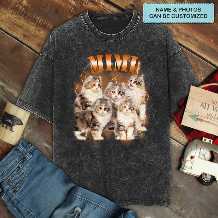 Custom Your Pet Bootleg Rap Tee - Personalized Custom Bootleg T-shirt - Gift For Pet Lover, Pet Mom, Pet Dad, Pet Owner ACGLT08