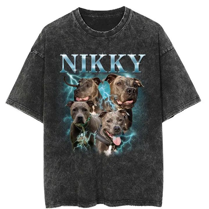 Custom Your Pet Bootleg Rap Tee - Personalized Custom Bootleg T-shirt - Gift For Pet Lover, Pet Mom, Pet Dad, Pet Owner AGCLT09