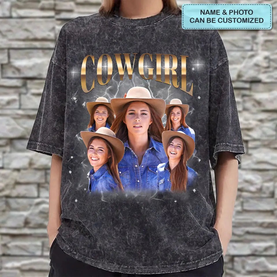 Vintage 90s Graphic Bootleg Tee - Personalized Custom T-Shirt - Gift For Couple, Boyfriend, Girlfriend, Husband, Wife