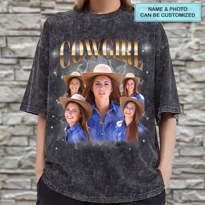 Vintage 90s Graphic Bootleg Tee - Personalized Custom T-Shirt - Gift For Couple, Boyfriend, Girlfriend, Husband, Wife