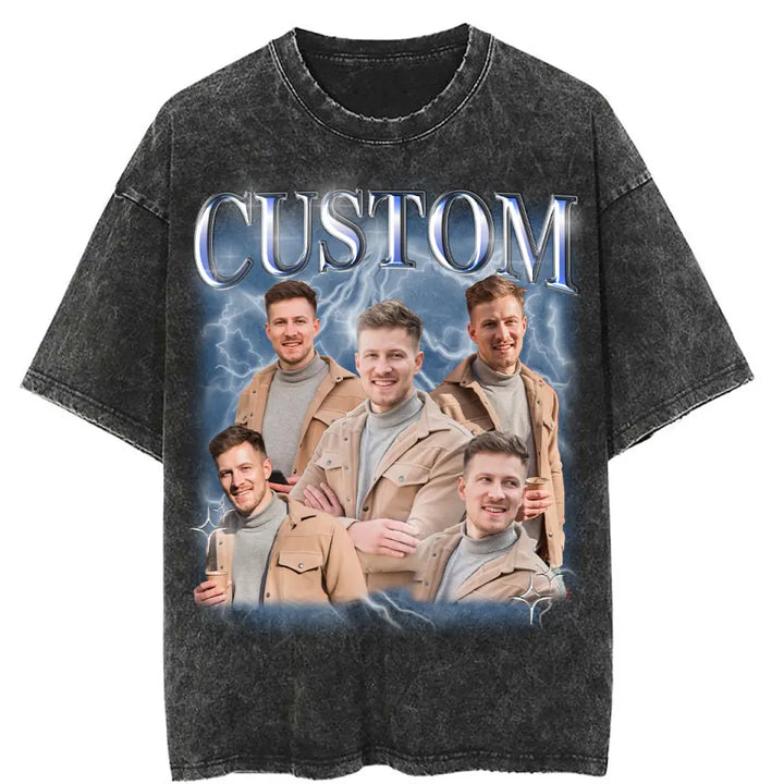 Custom Your Bootleg Rap Tee -  Personalized Custom Bootleg T-shirt - Valentine's Day, Anniversary, Birthday Gift For Husband, Wife, Boyfriend, Girlfriend AGCHA010