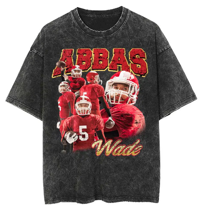 Custom Vintage 90s Football - Personalized Custom T-shirt - Gift For Football Lover, Boyfriend AGCHA0011