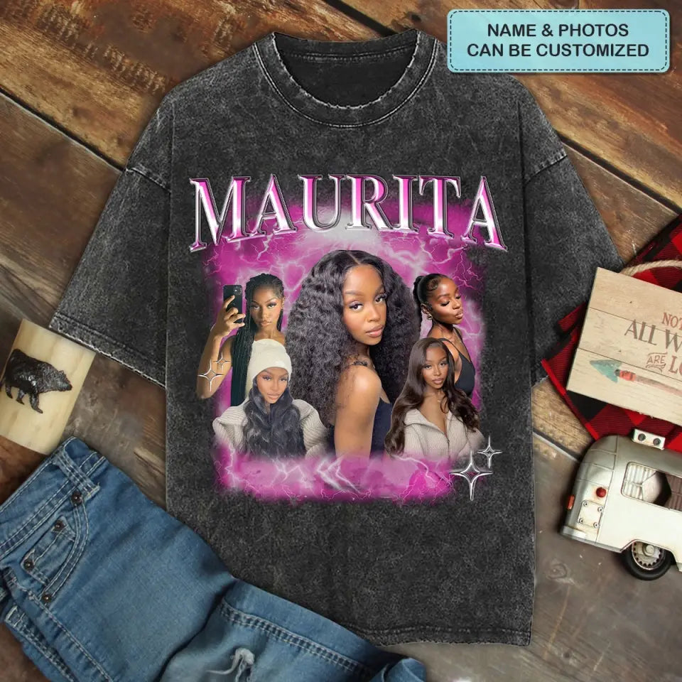 Your Photo Tee - Personalized Custom T-Shirt - Anniversary, Birthday Gift For Family, Family Members AGCDM053