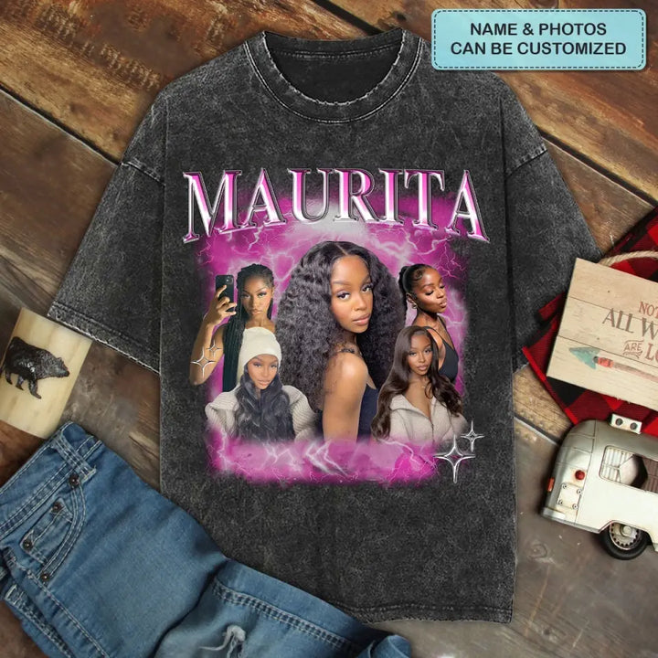 Your Photo Tee - Personalized Custom T-Shirt - Anniversary, Birthday Gift For Family, Family Members AGCDM053