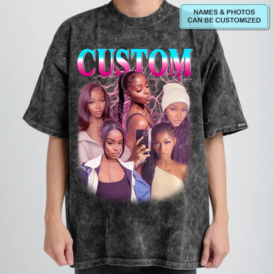 90s Vintage Retro Bootleg - Personalized Custom T-Shirt - Anniversary, Birthday Gift For Family, Family Members AGCDM054