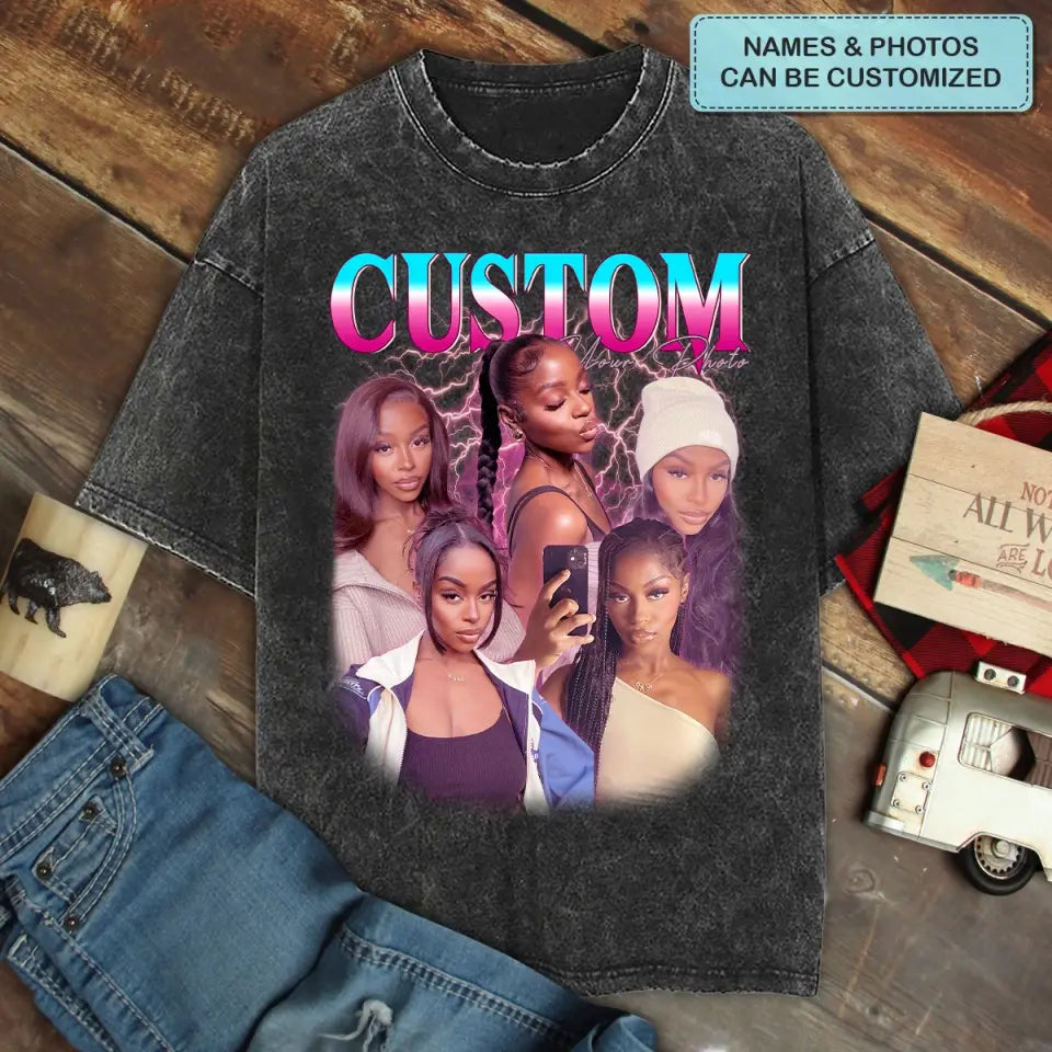 90s Vintage Retro Bootleg - Personalized Custom T-Shirt - Anniversary, Birthday Gift For Family, Family Members AGCDM054