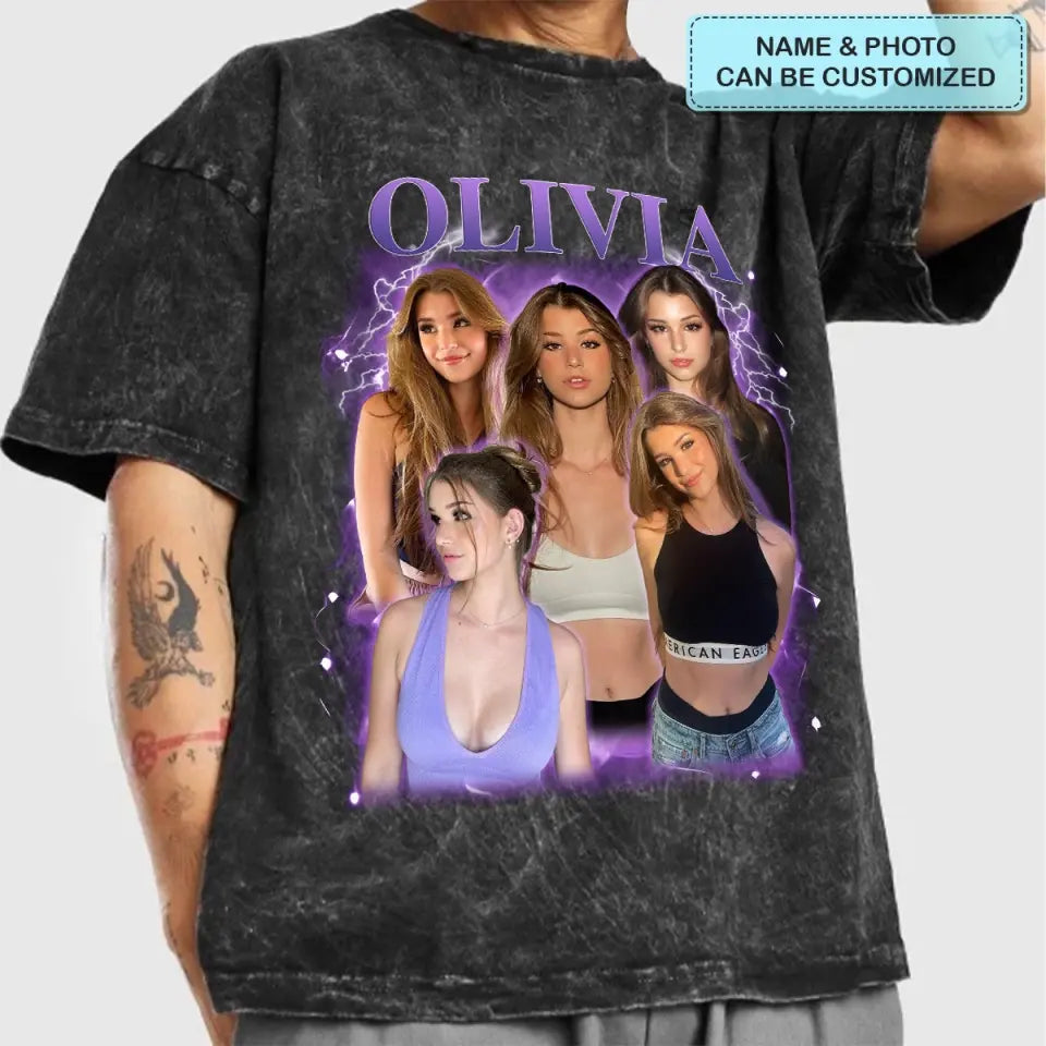 Insert Your Photo Here - Personalized Custom T-shirt -  Gift For Couple, Boyfriend, Girlfriend, Husband, Wife AGCDM052