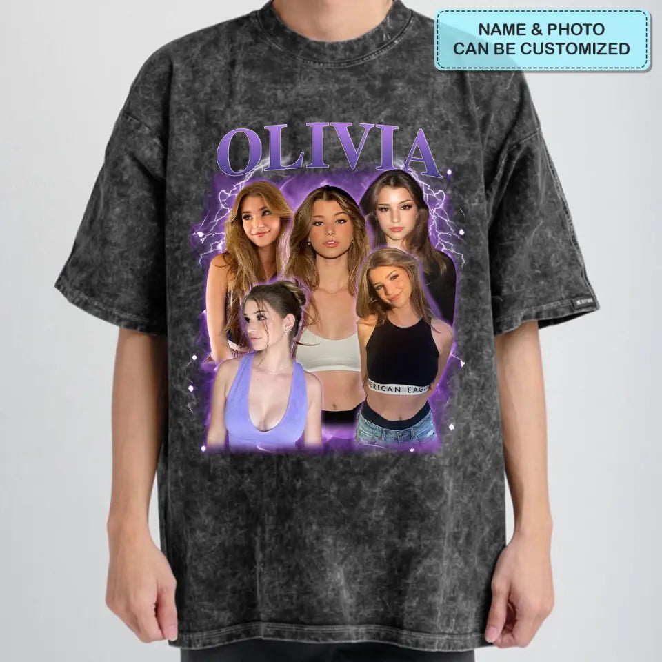 Insert Your Photo Here - Personalized Custom T-shirt -  Gift For Couple, Boyfriend, Girlfriend, Husband, Wife AGCDM052