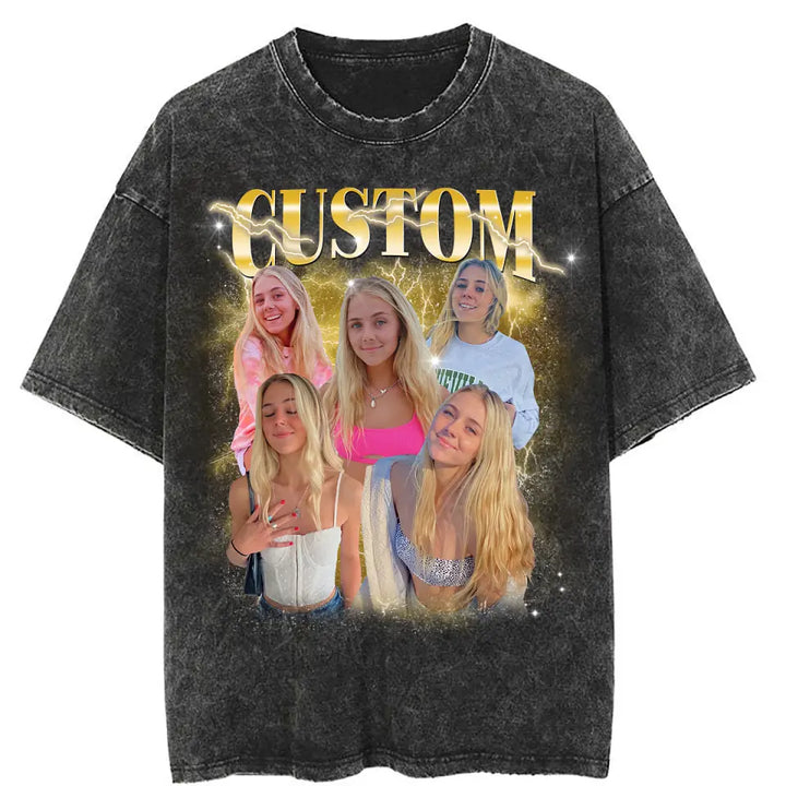 Custom Retro Bootleg Rap Tee -  Personalized Custom Bootleg T-shirt - Valentine's Day, Anniversary, Birthday Gift For Husband, Wife, Boyfriend, Girlfriend AGCHA012