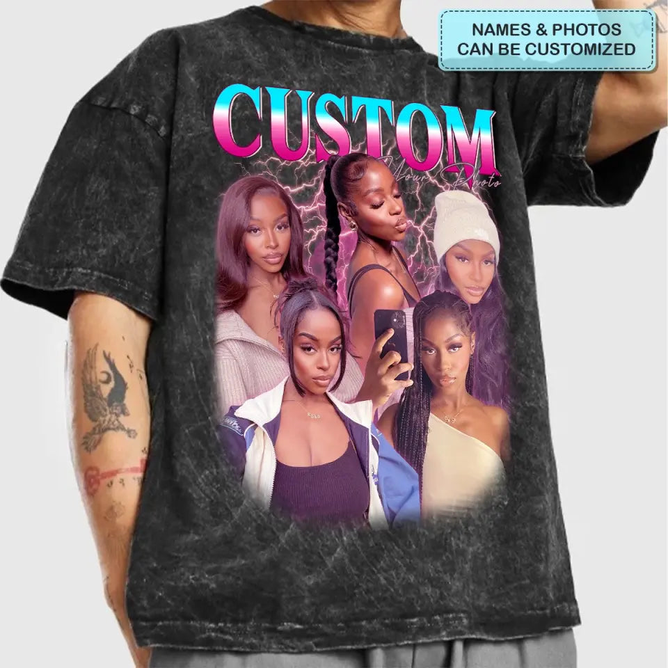 90s Vintage Retro Bootleg - Personalized Custom T-Shirt - Anniversary, Birthday Gift For Family, Family Members AGCDM054