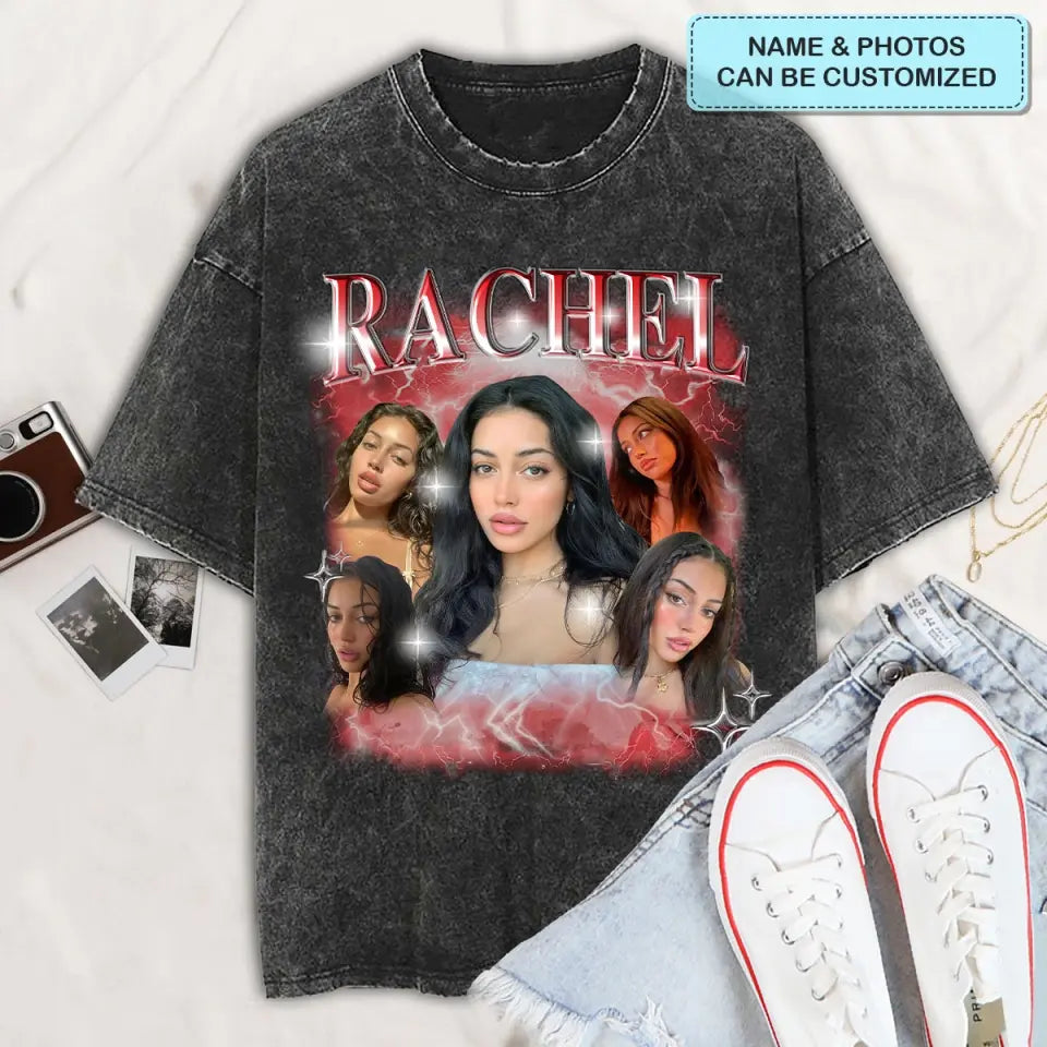 Your Photo Tee - Personalized Custom T-Shirt - Anniversary, Birthday Gift For Family, Family Members AGCDM053