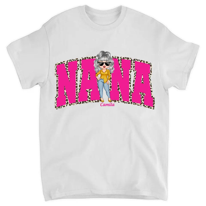 Love Nana Life - Personalized Custom T-shirt - Mother's Day Gift For Grandma, Mom, Family Members