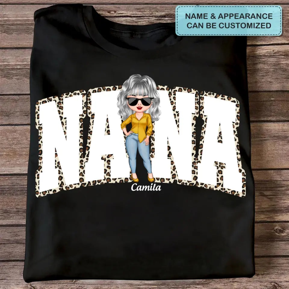 Love Nana Life - Personalized Custom T-shirt - Mother's Day Gift For Grandma, Mom, Family Members