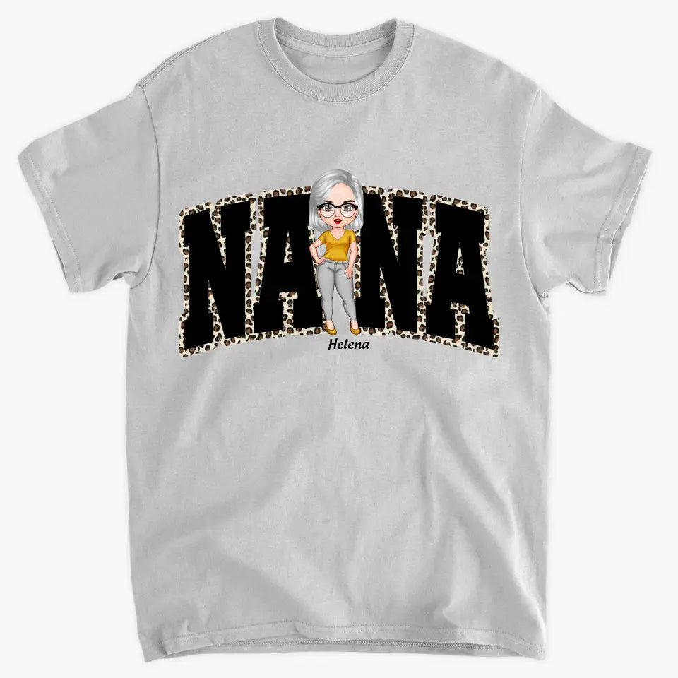 Love Nana Life - Personalized Custom T-shirt - Mother's Day Gift For Grandma, Mom, Family Members