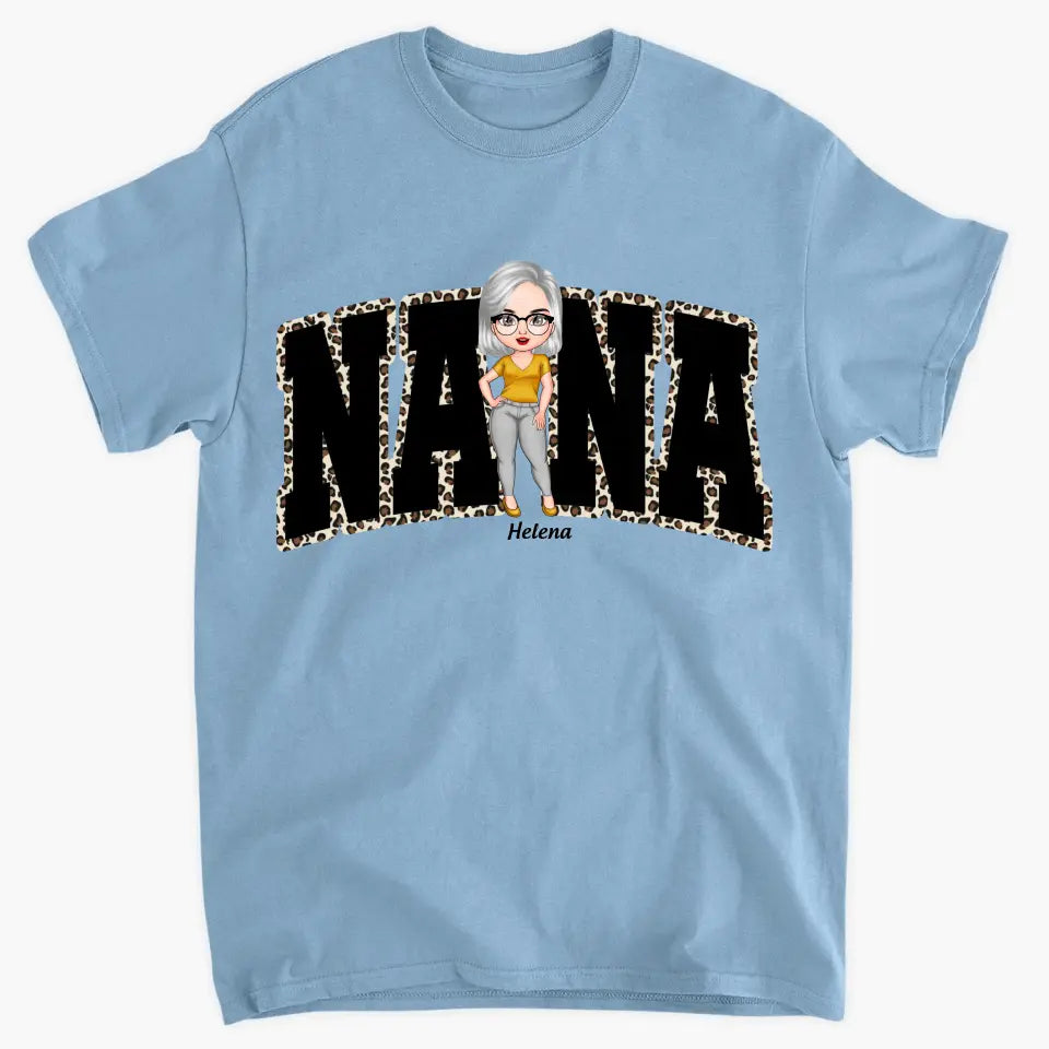 Love Nana Life - Personalized Custom T-shirt - Mother's Day Gift For Grandma, Mom, Family Members