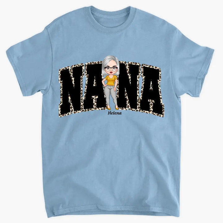 Love Nana Life - Personalized Custom T-shirt - Mother's Day Gift For Grandma, Mom, Family Members