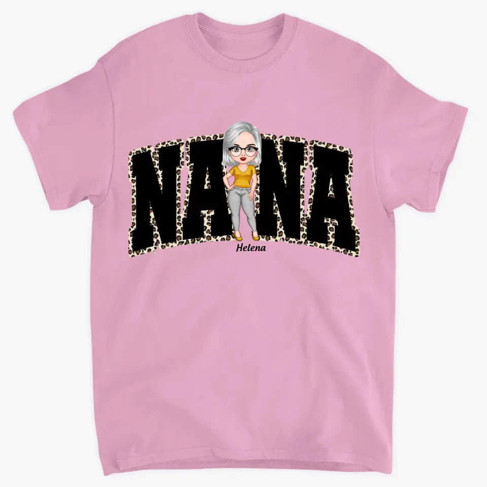 Love Nana Life - Personalized Custom T-shirt - Mother's Day Gift For Grandma, Mom, Family Members