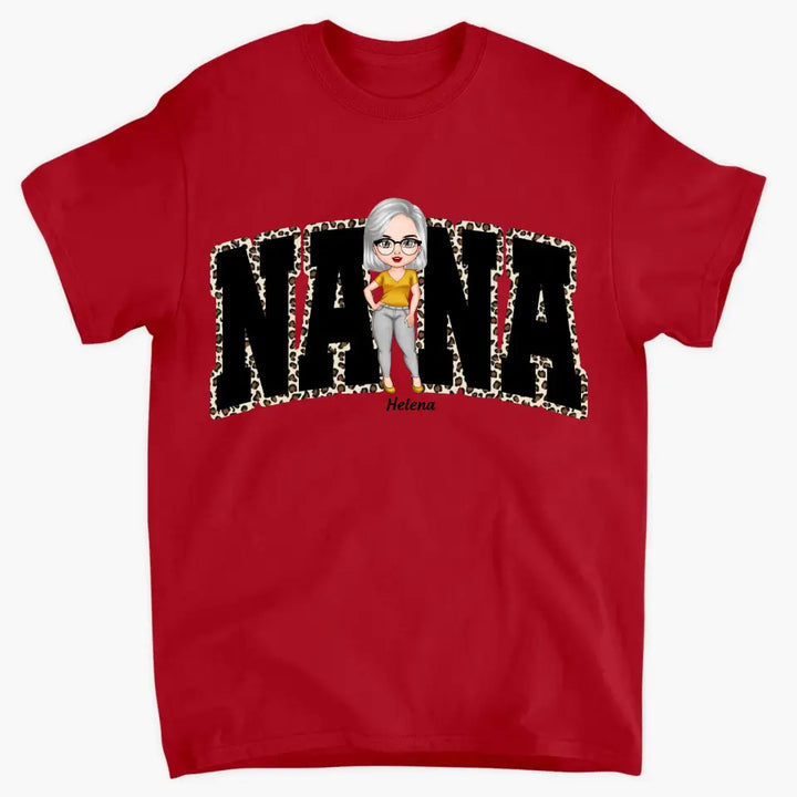 Love Nana Life - Personalized Custom T-shirt - Mother's Day Gift For Grandma, Mom, Family Members