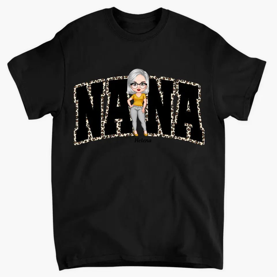Love Nana Life - Personalized Custom T-shirt - Mother's Day Gift For Grandma, Mom, Family Members