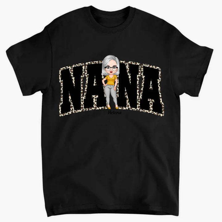 Love Nana Life - Personalized Custom T-shirt - Mother's Day Gift For Grandma, Mom, Family Members
