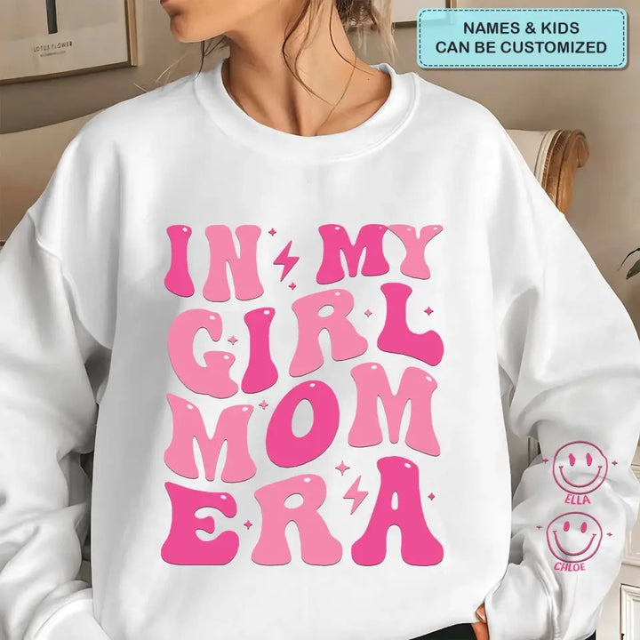 In My Boy Mom Era - Personalized Custom Sweatshirt - Mother's Day Gift For Grandma, Mom, Family Members