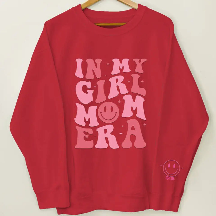 In My Boy Mom Era - Personalized Custom Sweatshirt - Mother's Day Gift For Grandma, Mom, Family Members