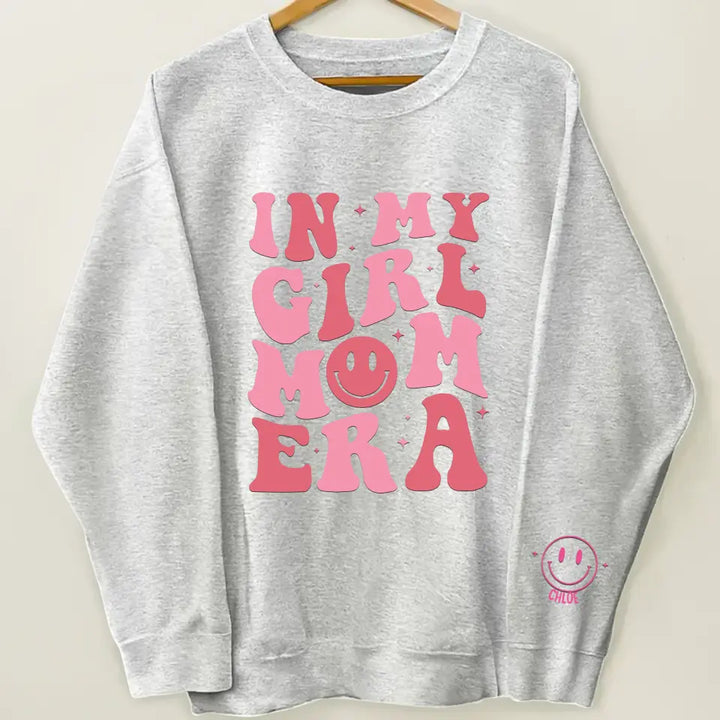 In My Boy Mom Era - Personalized Custom Sweatshirt - Mother's Day Gift For Grandma, Mom, Family Members