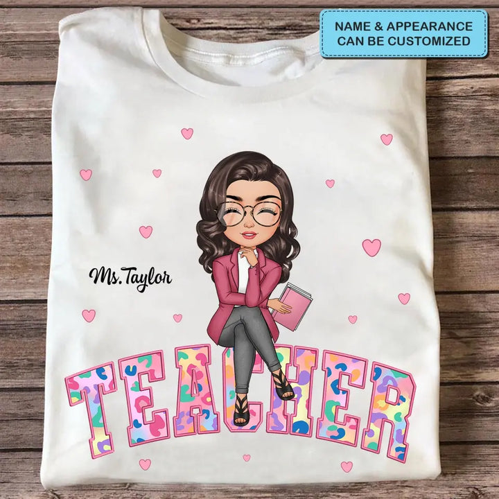Easter Vibes Teacher Life - Personalized Custom T-shirt - Teacher's Day, Appreciation Gift For Teacher