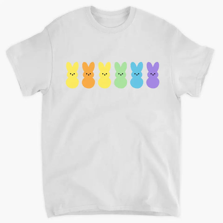 Easter Bunny Peeps - Personalized Custom T-shirt - Easter Gift For Family, Family Members