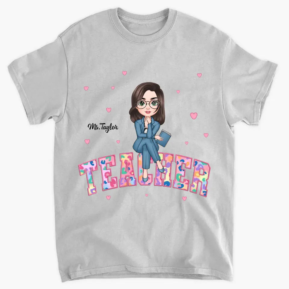 Easter Vibes Teacher Life - Personalized Custom T-shirt - Teacher's Day, Appreciation Gift For Teacher