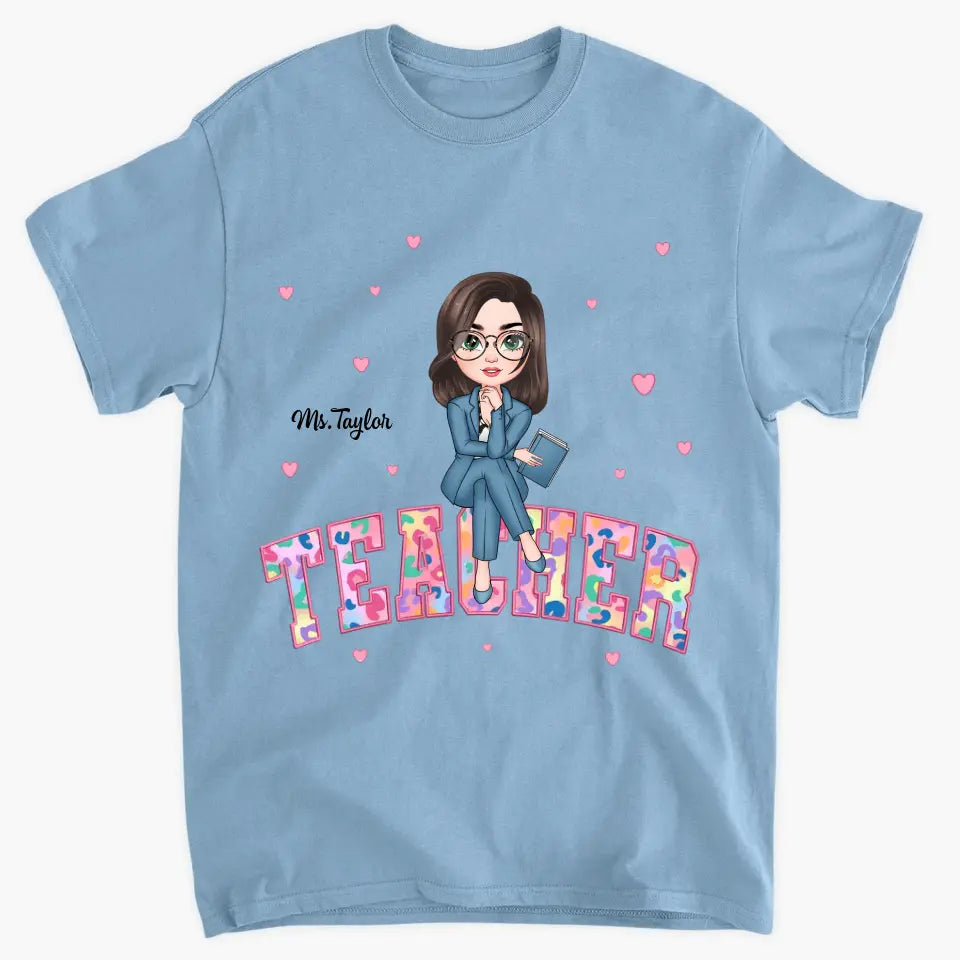 Easter Vibes Teacher Life - Personalized Custom T-shirt - Teacher's Day, Appreciation Gift For Teacher