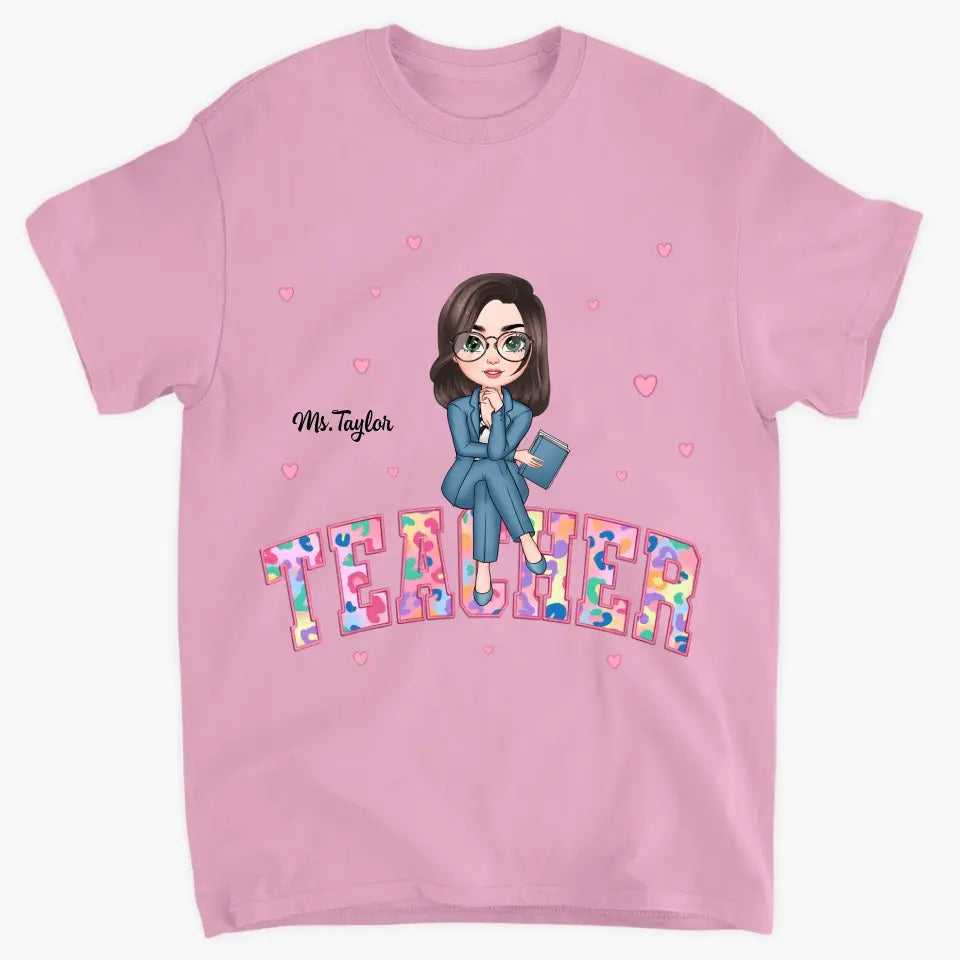 Easter Vibes Teacher Life - Personalized Custom T-shirt - Teacher's Day, Appreciation Gift For Teacher